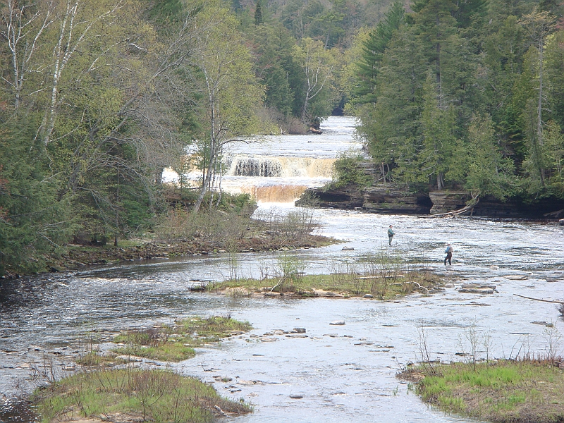 252 Memorial Day [2008 May 23].JPG - Scenes from Tahquanemon Falls in the Michigan Upper Peninsula.